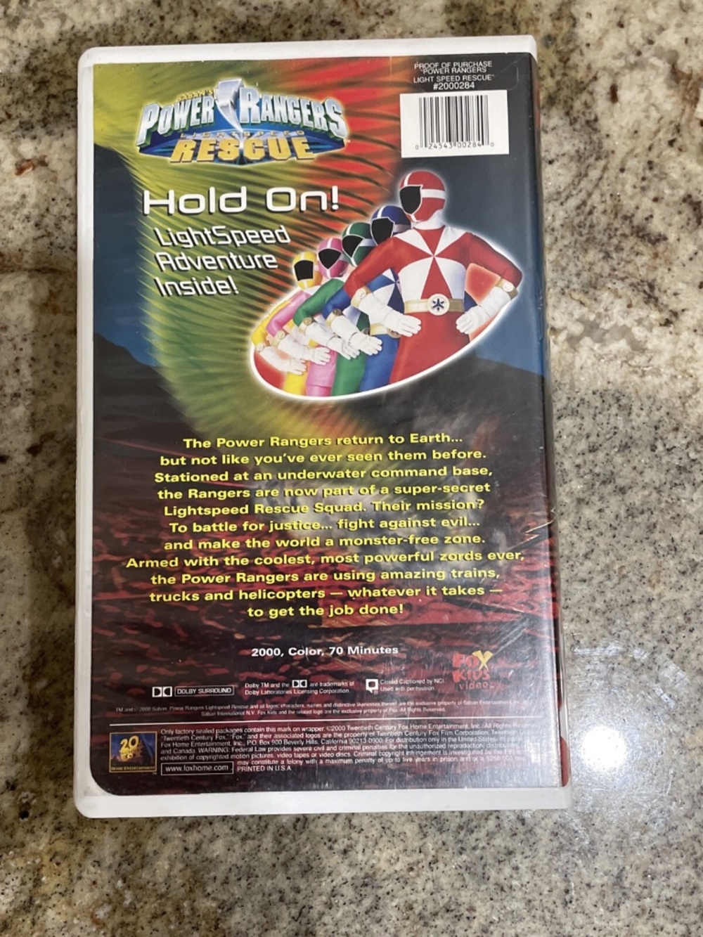 Power Rangers Lightspeed Rescue (VHS, 2000) - Picture 2 of 3